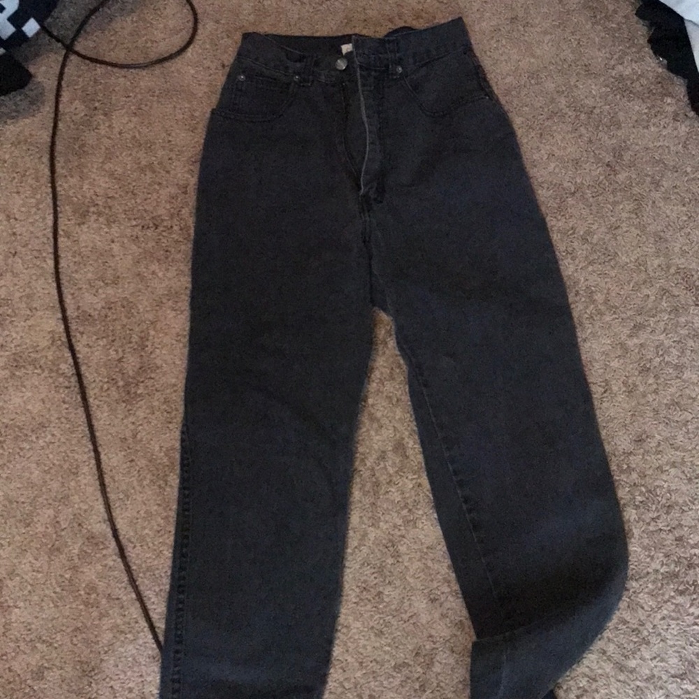 high waisted mom jeans